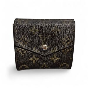 Louis Vuitton Vintage Elise Double Snap Wallet in Monogram Canvas From 1990